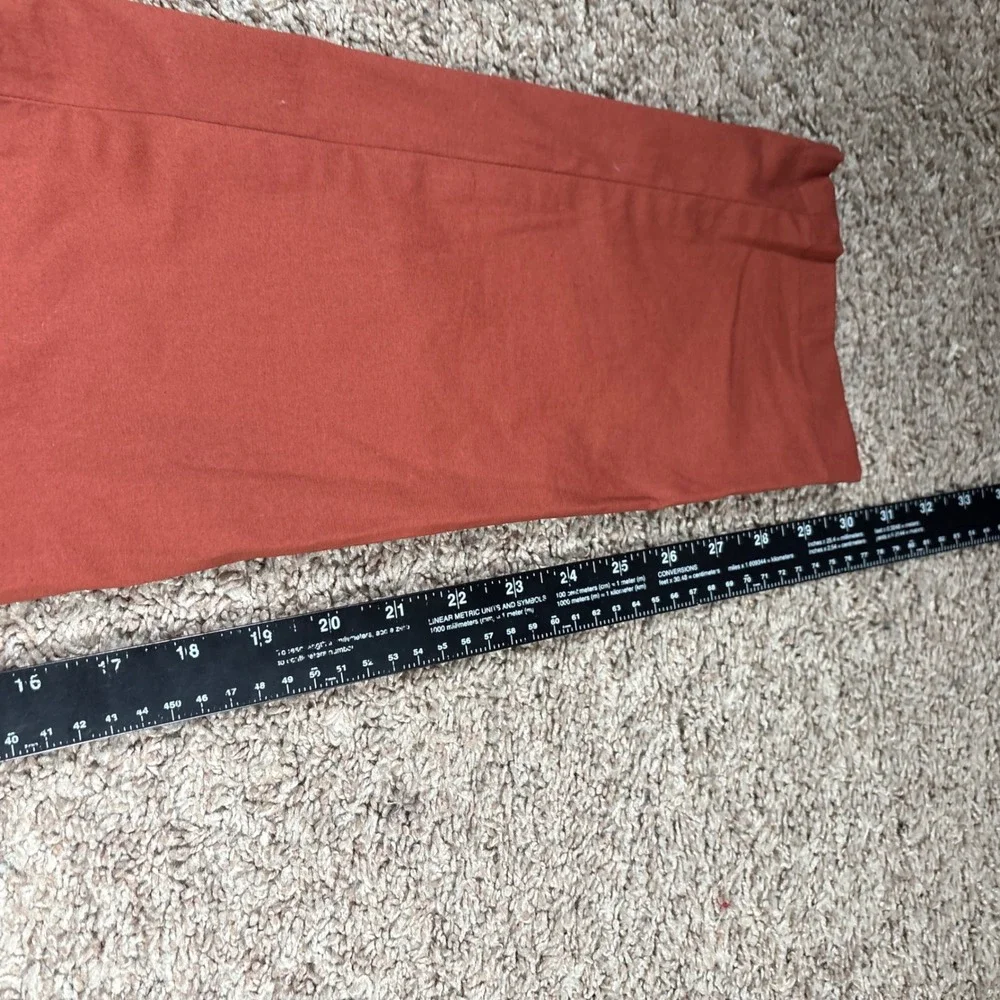 Lululemon‎ Commission Slim Fit Pant 31 (Fits 32) Rust Red Warpstreme Chino Mens